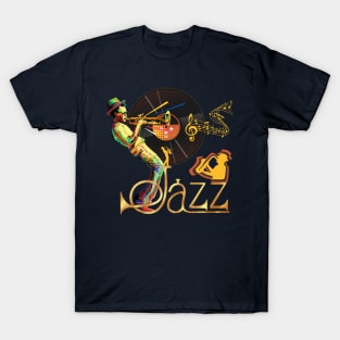 Vintage Jazz Festival Poster Art T-Shirt